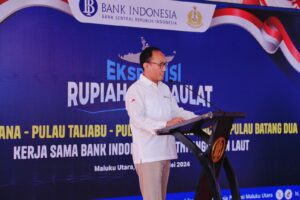 Polda Malut Menghadiri Undangan Kegiatan Pelepasan Ekspedisi Rupiah Berdaulat di Wilayah Maluku Utara