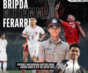 Polda Maluku Utara Gelar Nonton Bareng Laga Semi Final Timnas U-23 di Ajang Piala Asia