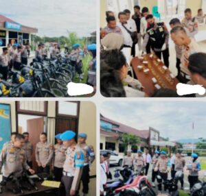 Bid Propam Polda Malut, Laksanakan Gaktiblin di Polres Halmahera Selatan