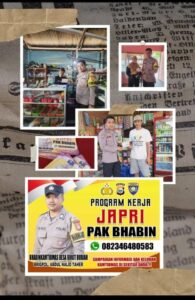 Responsif dan Proaktif: Langkah Brigpol Abdul Halid Taher dengan Program Japri Pak Bhabin