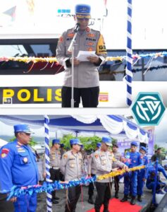 Kapolda Maluku Utara Resmikan Kapal Patroli Cepat KP Kie Besi XXX-2016