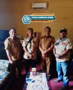 WARTAWAN FADULINEWS.COM SILATURAHMI BERSAMA KESBANGPOL KOTA TIDORE