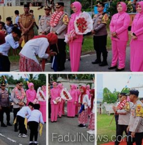 Kapolres Halmahera Selatan Pastikan Kesiapan Polsek Gane Timur Jelang Pilkada 2024