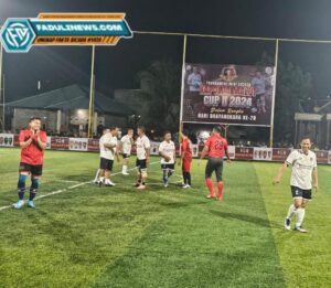 BUKA PERTANDINGAN MINI SOCCER II,KAPOLDA: INGAT KITA ADALAH KELUARGA BESAR JUNJUNG TINGGI SPORTIFITAS