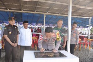 PERESMIAN LAPANGAN TEMBAK WICAKSANA LAGHAWA POLRES HALUT DAN PEMBUKAAN TURNAMEN KAPOLRES CUP II 2024