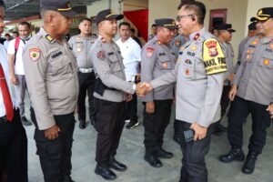 Wakapolda Malut Kunjungi Polres Halmahera Barat, Tekankan Netralitas dan Kesiapsiagaan Menjelang Pilkada 2024