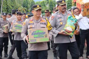 Polresta Tidore Salurkan Bantuan Kemanusiaan Untuk Korban Banjir Bandang Rua Kota Ternate