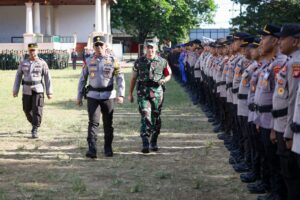 Polda Malut Gelar Apel Pasukan Operasi Mantap Praja Kieraha 2024-2025,untuk Pengamanan Pilkada Serentak di Maluku Utara