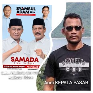 CALON WAKIL WALIKOTA HAJI ADAM MENILAI,KEPALA PASAR TERLALU BERLEBIHAN