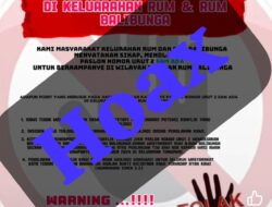 PAMFLET PENOLAKAN SAMADA DI KELURAHAN RUM DAN RUM BALIBUNGA ,ITU TANDA LAWAN PANIK